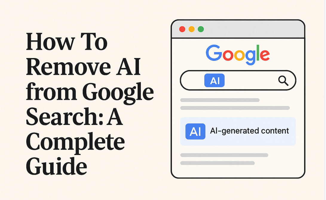 How to remove ai images from google search